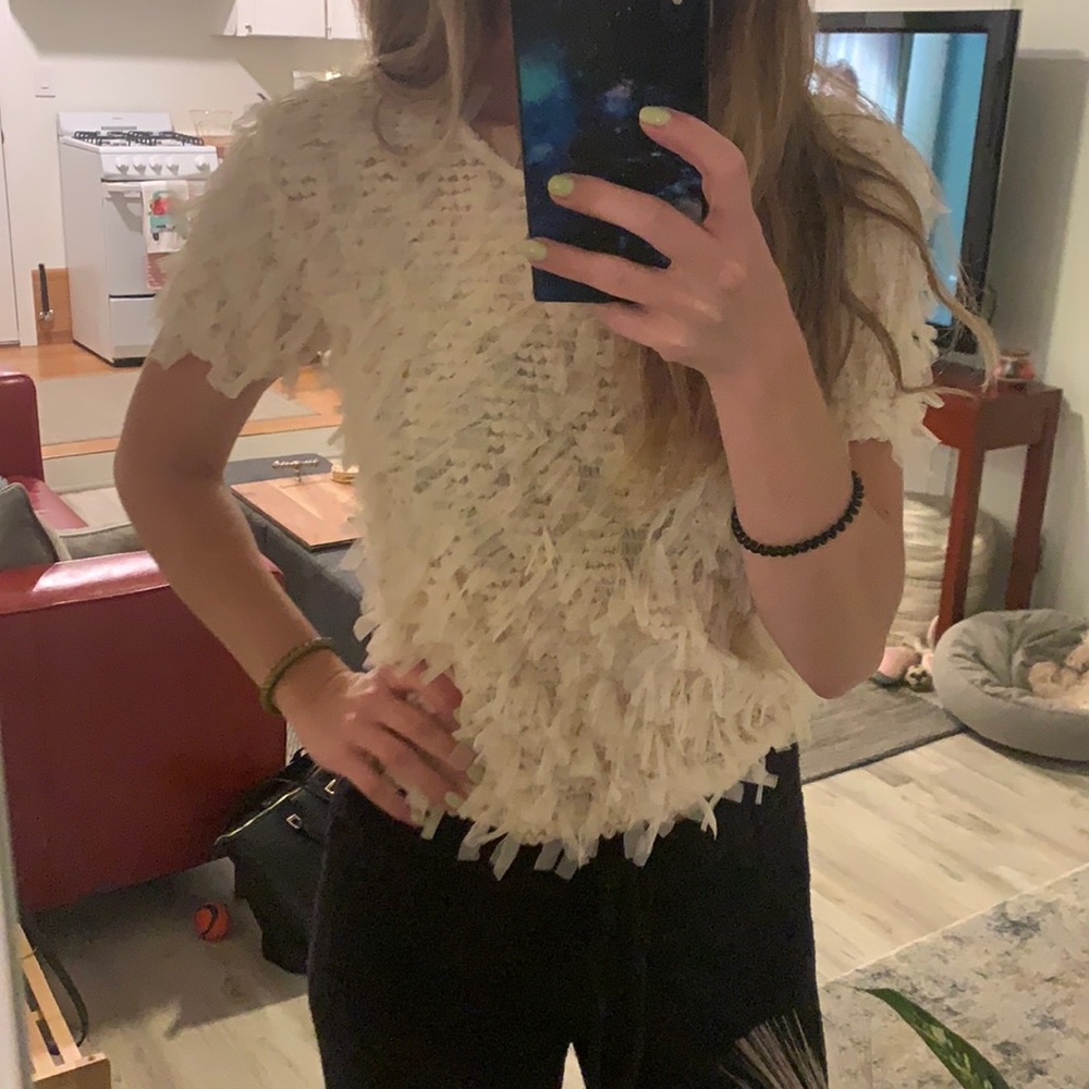 Textured Zara tee